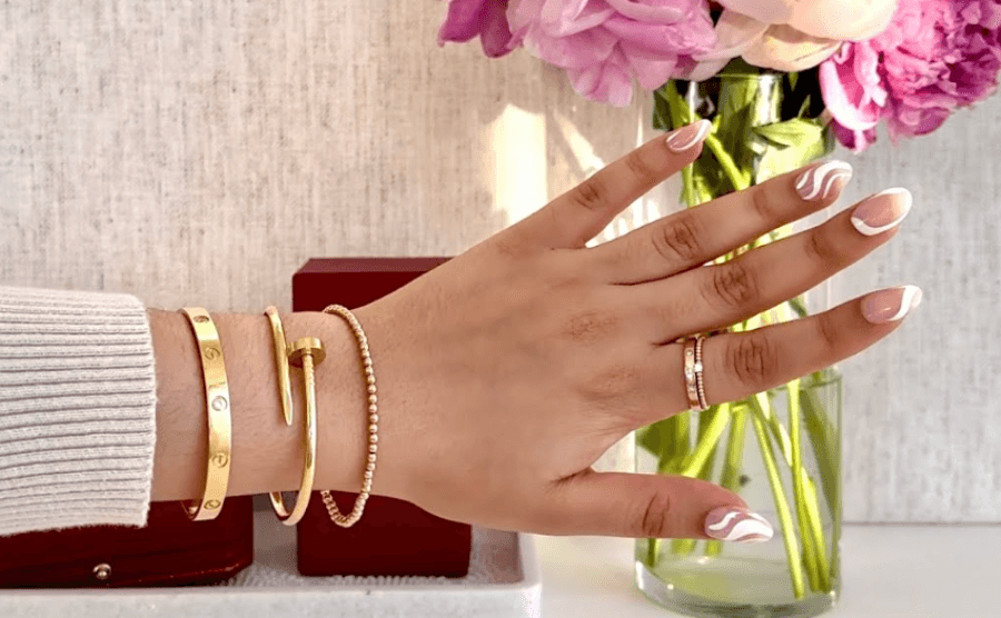 Cartier nail bracelet