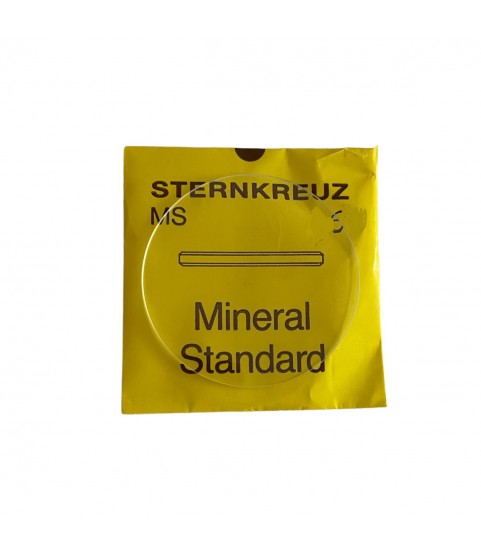 New Sternkreuz MS watch flat mineral glass 38.5 mm x 1.0 mm