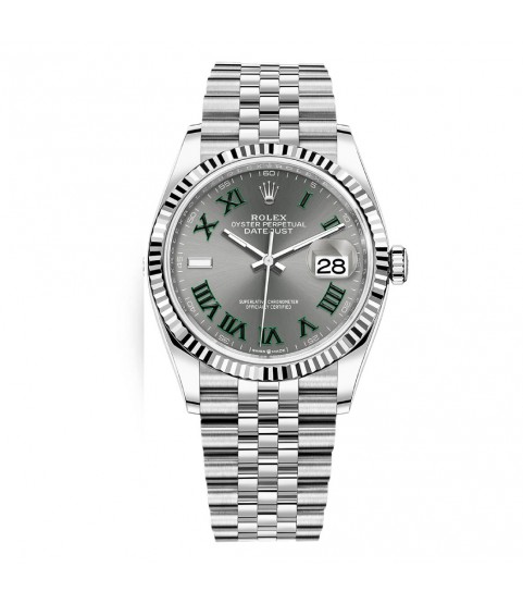 New Rolex Datejust 126234 Wimbledon dial watch 36mm 2023