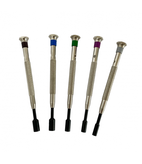 Horotec MSA 01.107-05 set of 5 special screwdrivers with fixed female key
