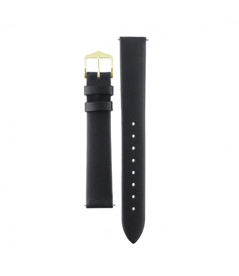 Hirsch Toronto L black calf leather watch strap 17 mm 03702050-1-17