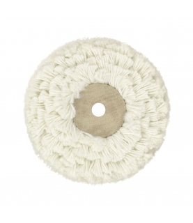 Cotton polishing wheel with wooden centre 80 x 40 mm