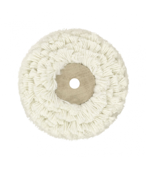 Cotton polishing wheel with wooden centre 80 x 40 mm