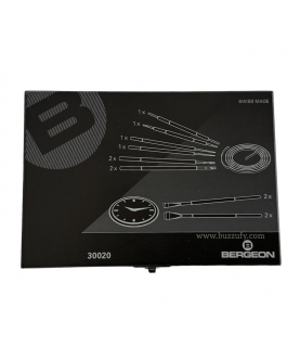 Bergeon 30020 set of hand levers tools in compact box