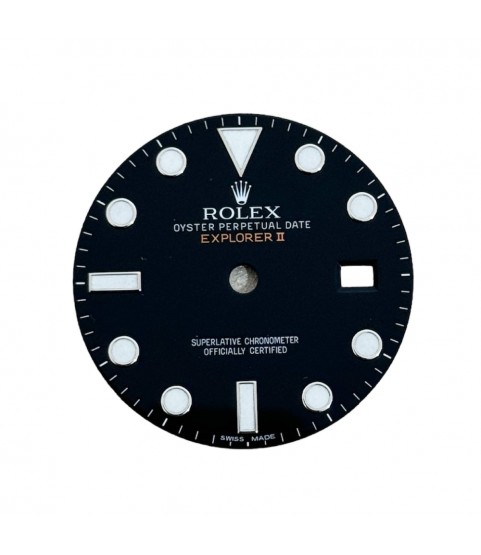 Chromalight black dial for Rolex Explorer II 216570 watch