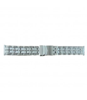 Buzzufy semi solid stainless steel watch bracelet 22mm