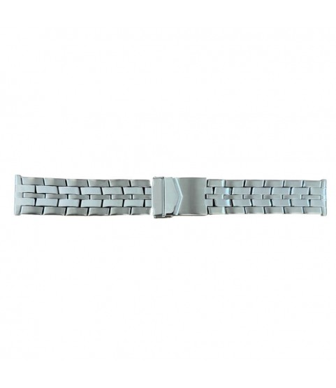 Buzzufy semi solid stainless steel watch bracelet 22mm