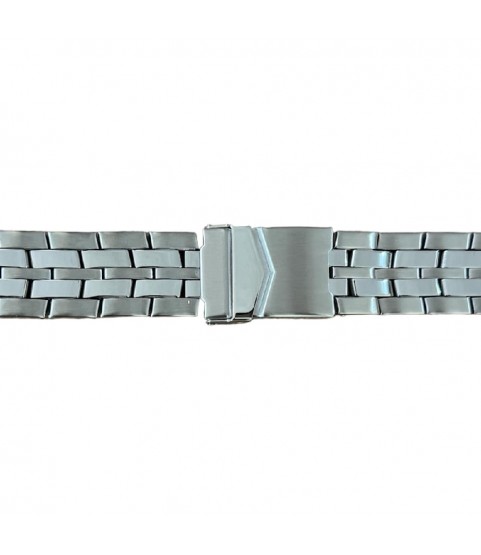 Buzzufy semi solid stainless steel watch bracelet 22mm