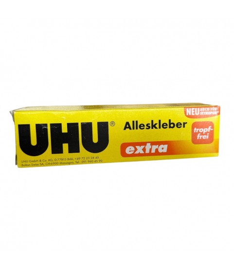 UHU All Purpose Adhesive extra adhesive for fast and crystal-clear bonds, 30ml