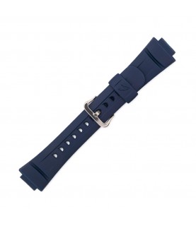 Casio blue watch strap 10093417 for G-2900-2, G-2900C-2V, G-2900F-2V, 16mm