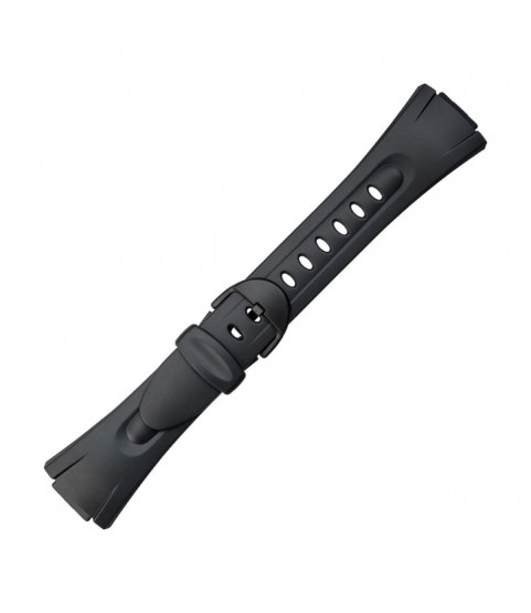 Casio black watch strap 10040373 for W-42H-1AV, W-42H-1BV, W-43H-1AV, W-43H-1BV 14mm