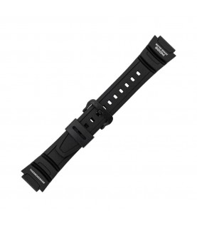 Casio black watch strap 10314483 for AQW-101-AV, 18mm