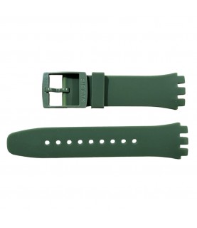 New silicone green Swatch strap ASUSG406