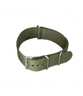 Nylon watch NATO strap navy green, 18mm