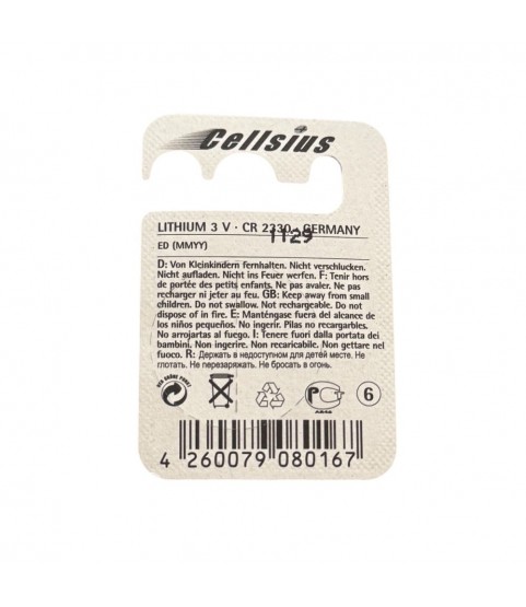 Cellsius CR2330 3V lithium cell battery