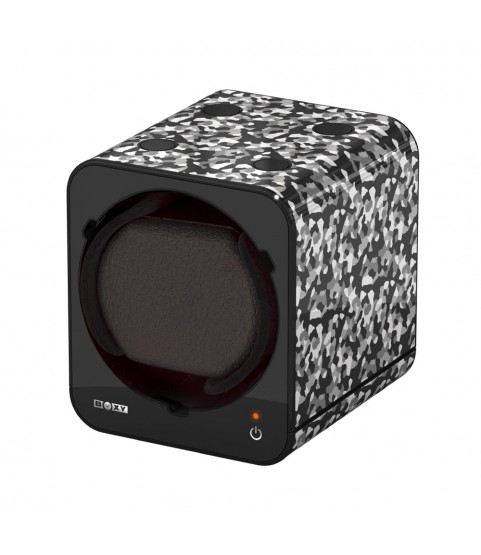 Boxy Fancy Brick camouflage watch winder box for one watch with adapter