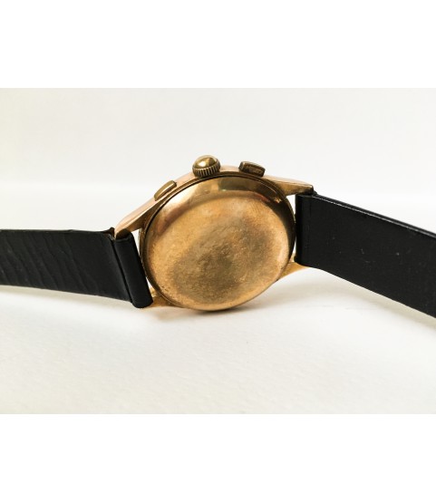 Vintage Chronographe Suisse 18k Solid Gold Men's Watch Venus 170