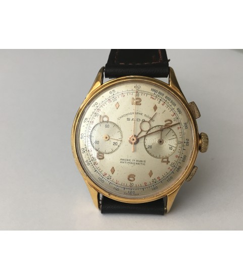Vintage Sada Chronograph Men's Watch from 1950s Landeron 48