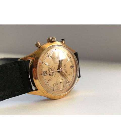 Vintage Meortez Chronograph Men's Watch Landeron 149 1950s