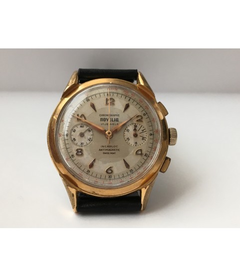 Vintage Novelia Chronograph Men's Watch from 1950s Venus 188