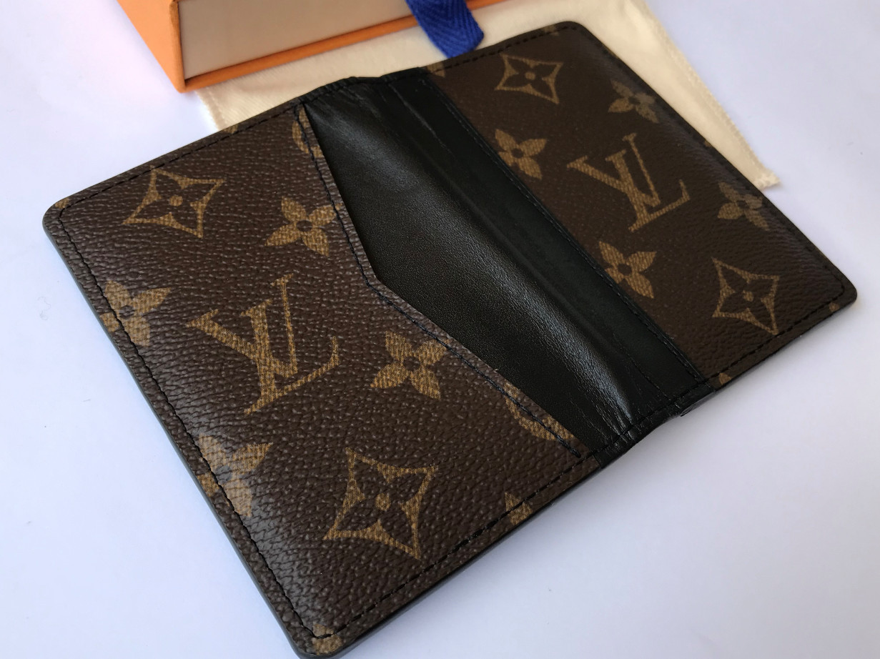 Pocket organizer leather small bag Louis Vuitton Brown in Leather - 22405704