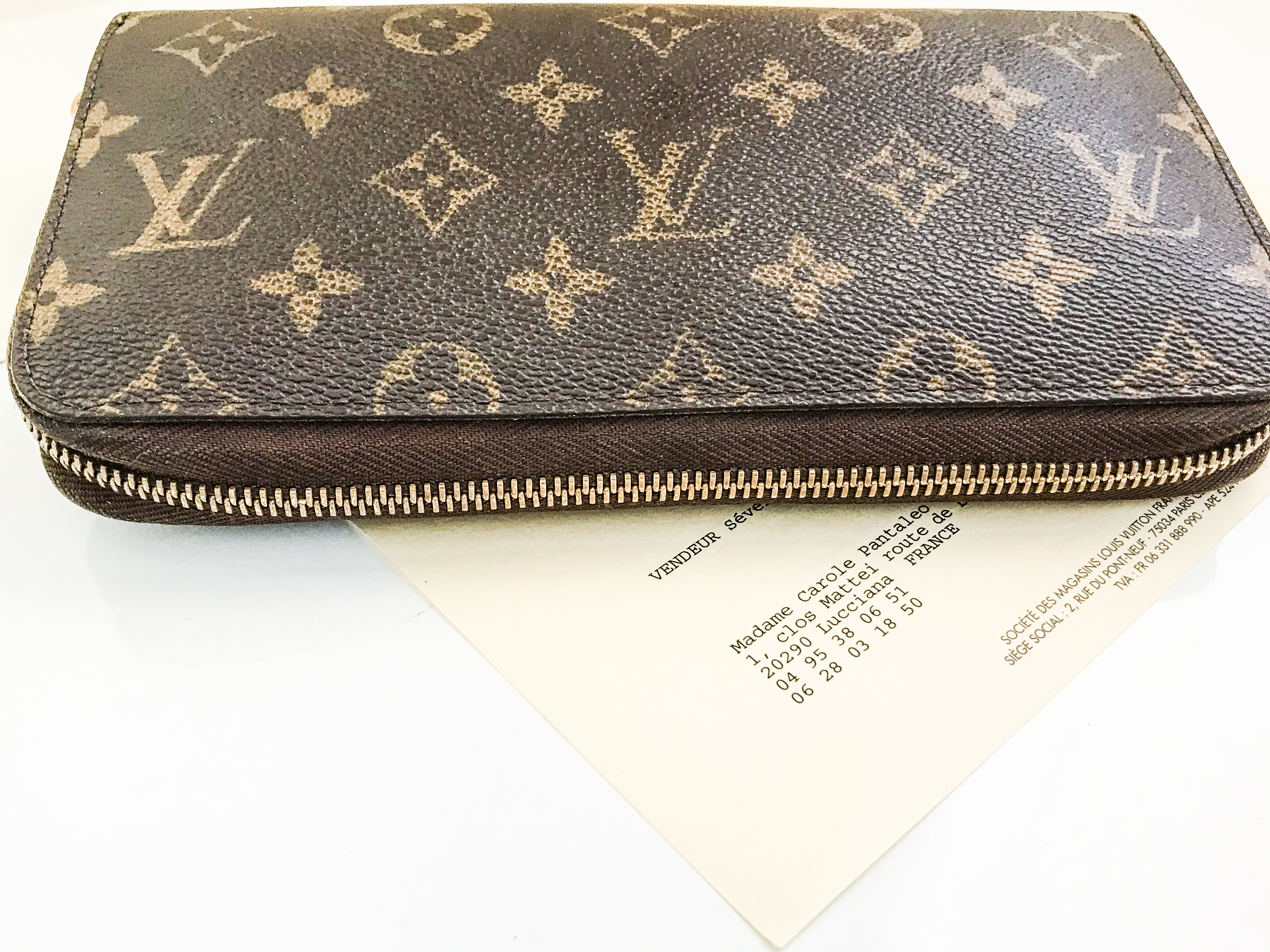 Louis Vuitton Monogram Zippy Organizer Round Zipper Long Wallet M60002 in  2023