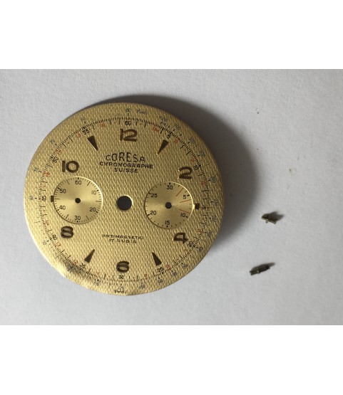 Landeron 48 Coresa chronographe suisse watch dial 34 mm part