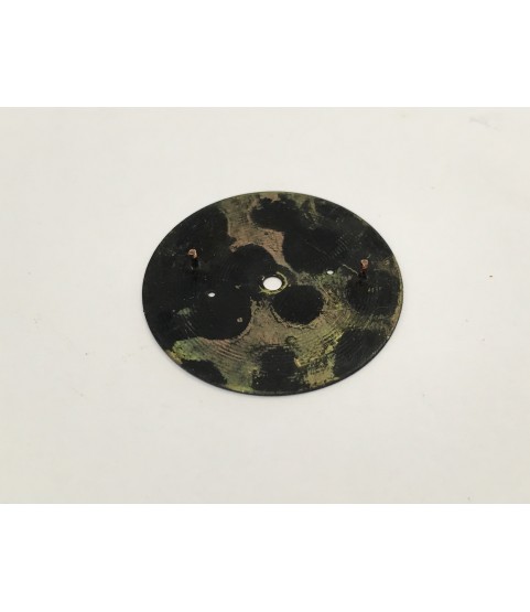 Venus 170 Military Black Chronographe Suisse dial 35 mm