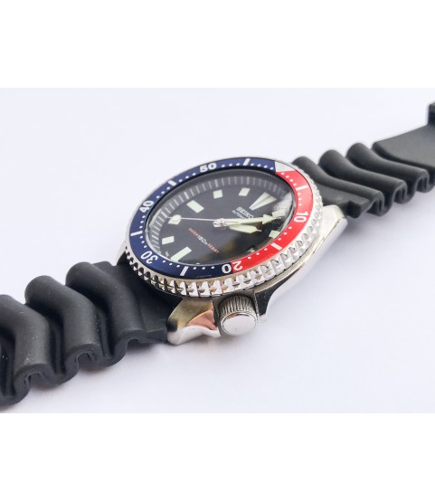 Vintage Automatic Seiko Diver Scuba Pepsi 7002 7000 men's watch