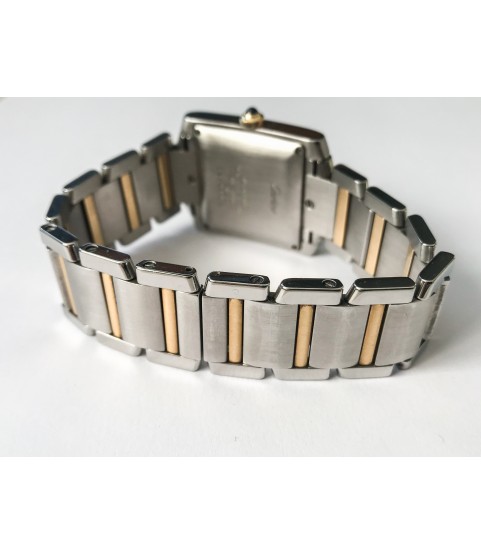 Cartier Tank Automatic Unisex Watch 2302 stainless steel and 18k gold