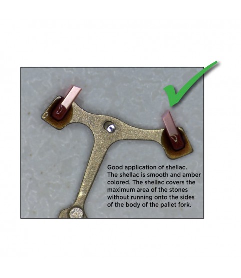 Shellac cement bars for watchmakers 10 g