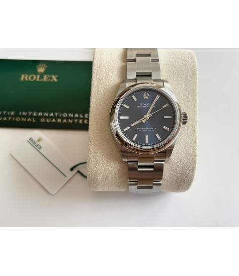 New Rolex Oyster Perpetual 277200 lady watch with blue dial 31mm
