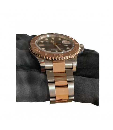 Rolex Yacht-Master 116621 18k Everose gold/steel chocolate men's watch 40mm
