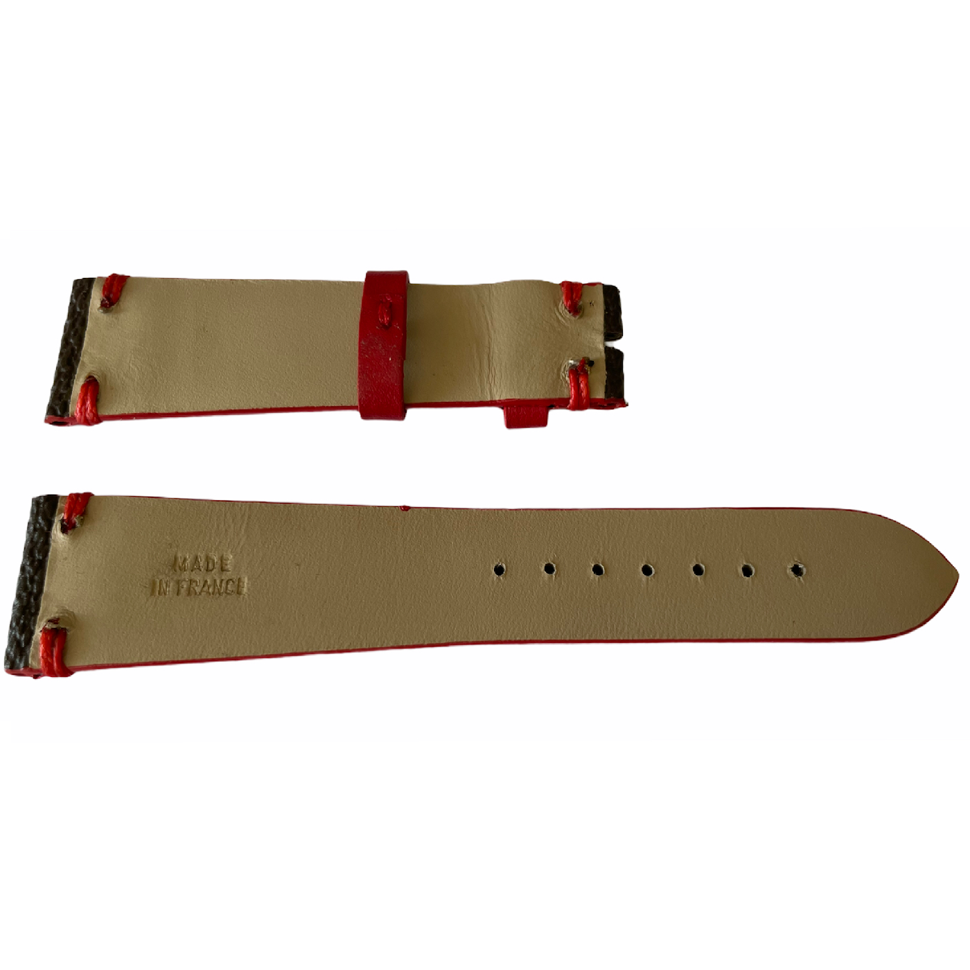 Red Emboss LV Luxury Watch Band – MikesTreasuresCrafts