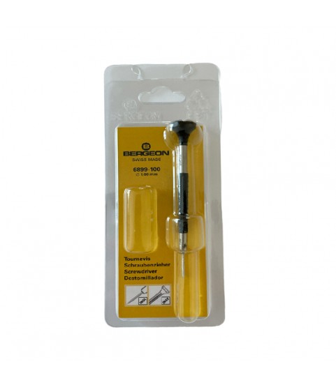 Bergeon 6899-100 ergonomic screwdriver 1.00mm black