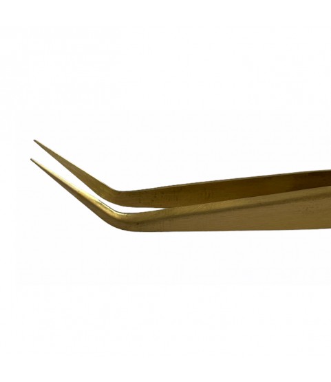 Horotec MSA12.303-S5C brass tweezers with fine tips