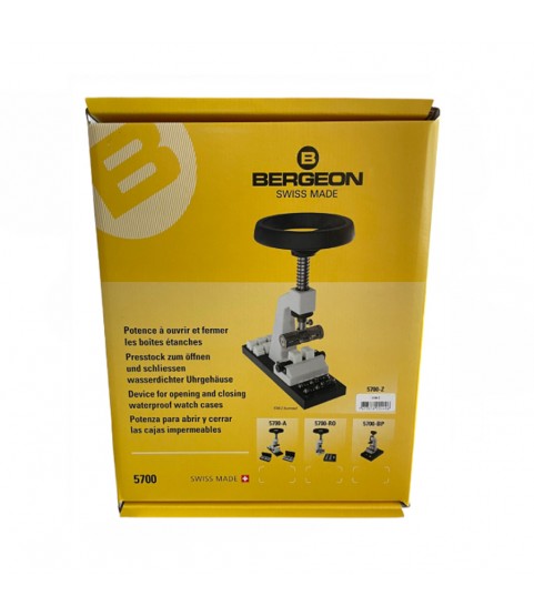 Bergeon 5700-Z device press for opening and close waterproof watch cases