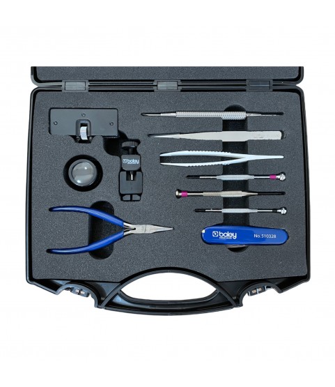 Boley watchmakers toolbox kit for replacing straps and batteries