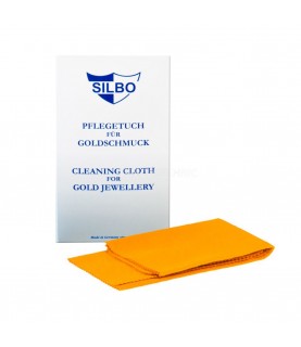 Silbo cleaning cloth for gold jewelry, cotton, 30 x 24 cm