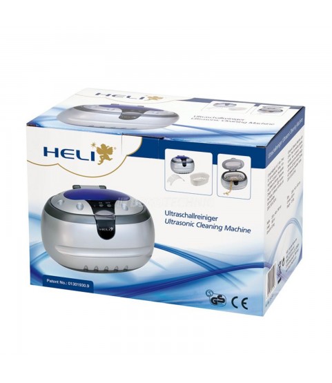 Heli ultrasonic cleaner for jewelry cleaning in retail and home environments 600 ml