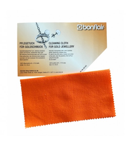 Bonflair cleaning cloth for gold jewellery 15 x 16 cm