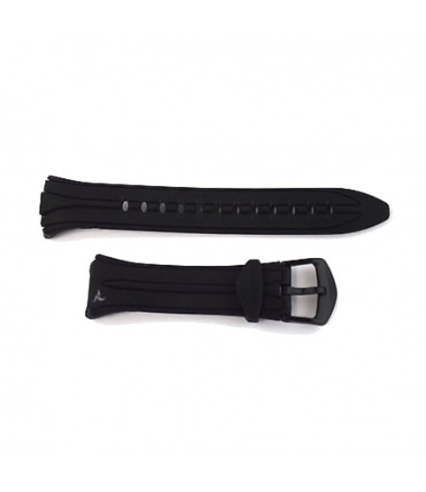 Casio black watch strap 10075646 for STR-101, STR-101C, STR-111, STR-111C, 16mm