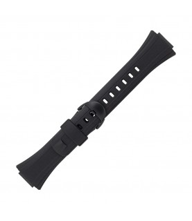 Casio black watch strap 10090624 for DB-E30-1AV, 16mm