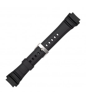 Casio black watch strap 10347967 for AMW-710-1AV, 20mm