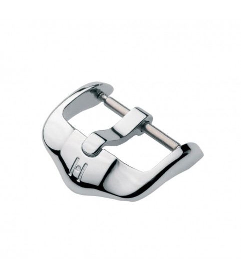 Hirsch Active silver stainless steel buckle for watch strap 18 mm