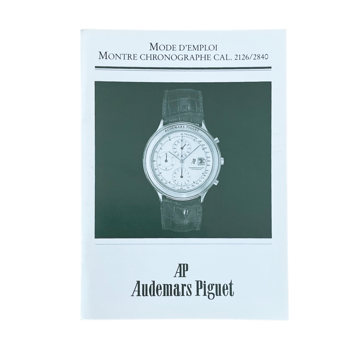 Audemars Piguet automatic 2126 2840 instructions for use booklet