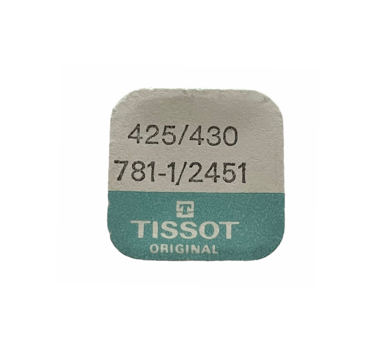 Tissot 781 1 click part 425 with screw and spring 430