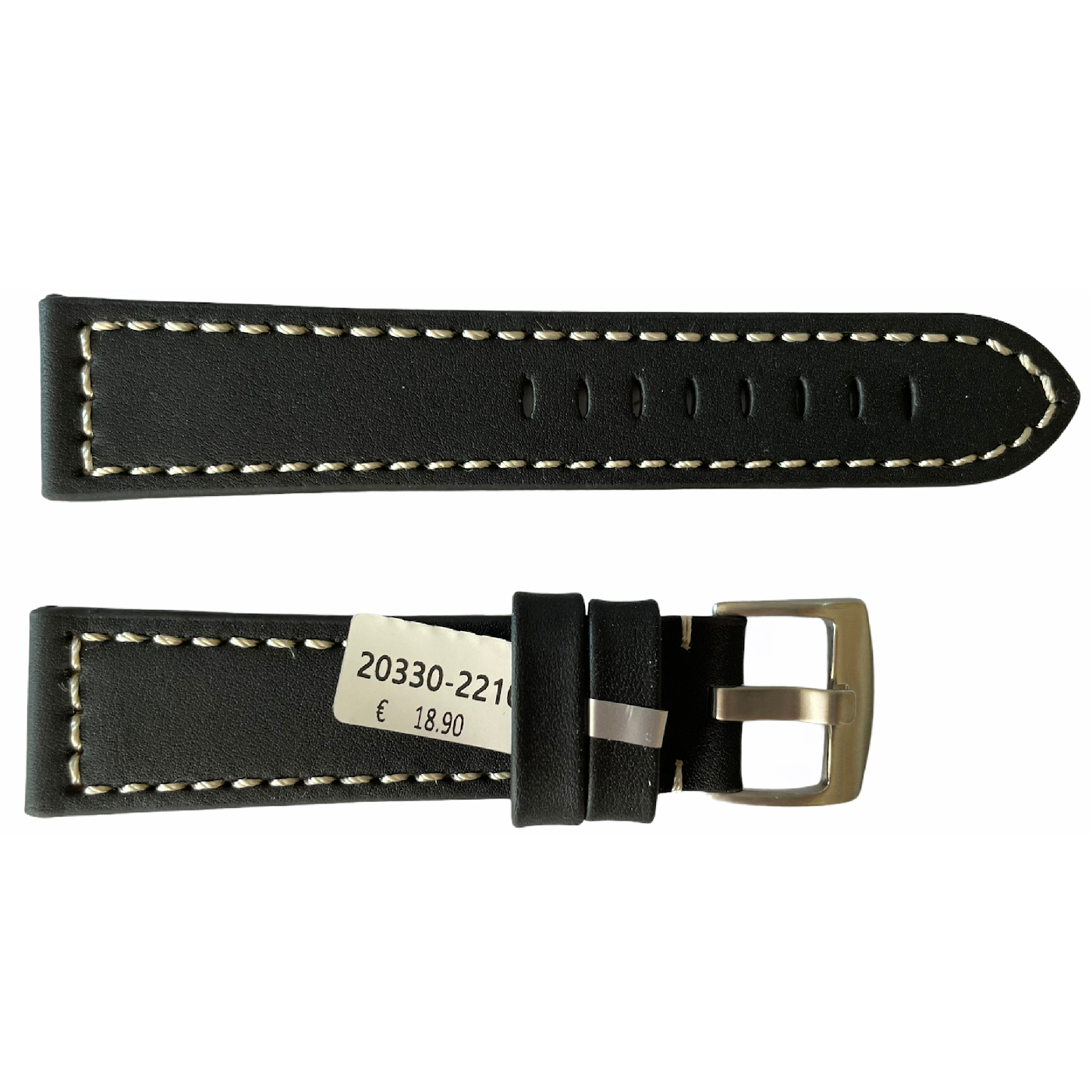 SMOOTHLY BLACK / LEATHER STRAP